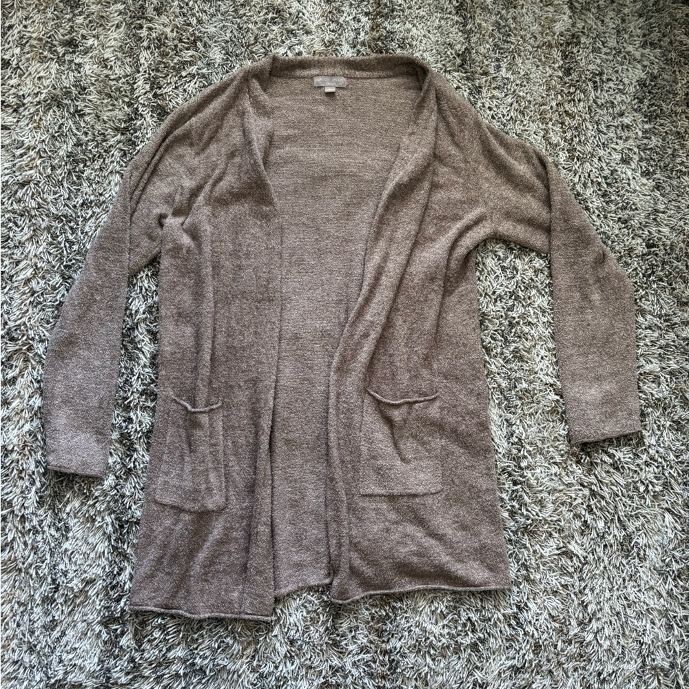 Barefoot Dreams cardigan.